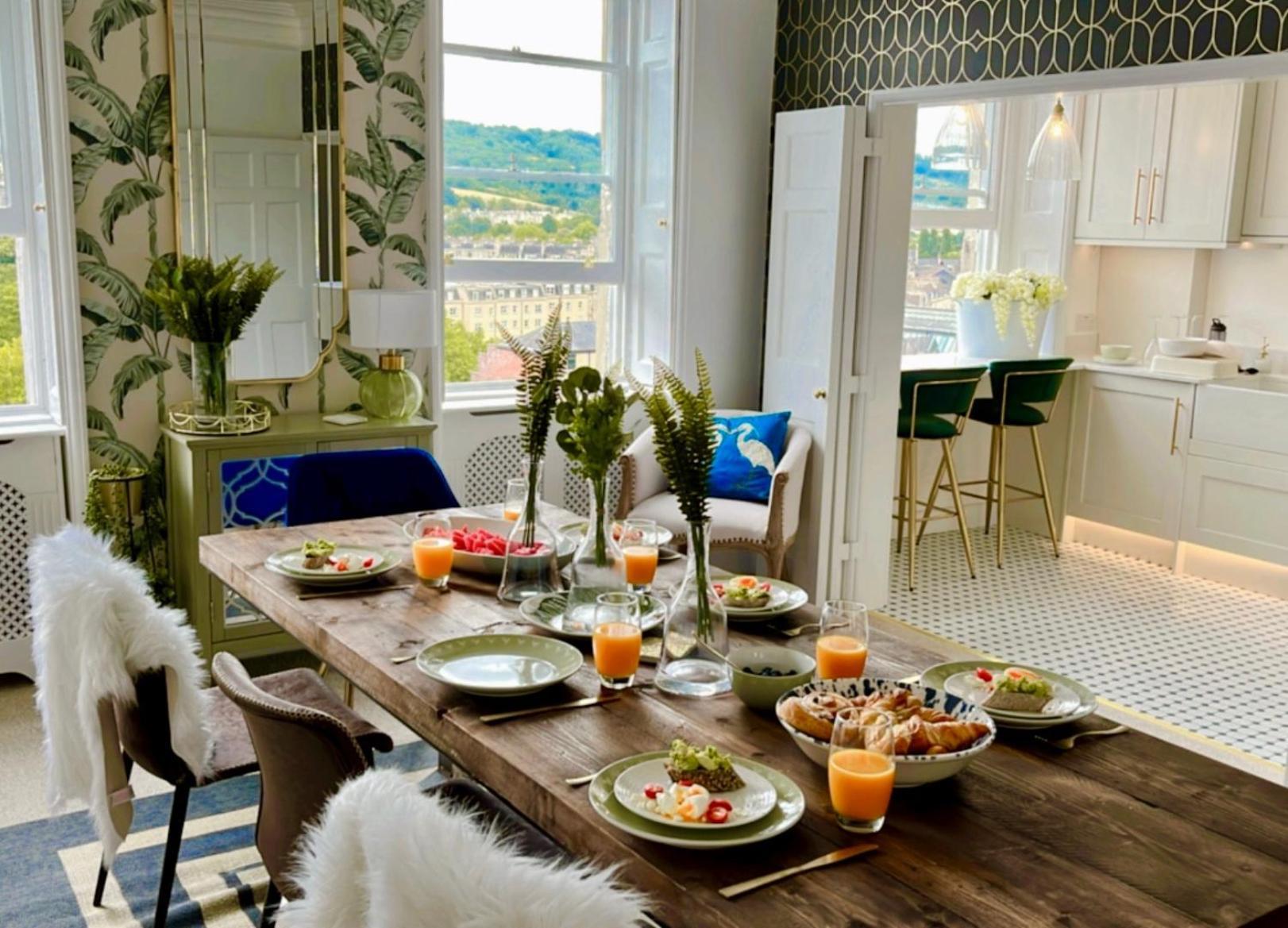 The Paragon Penthouse - Stunning Views Over Bath! Eksteriør billede