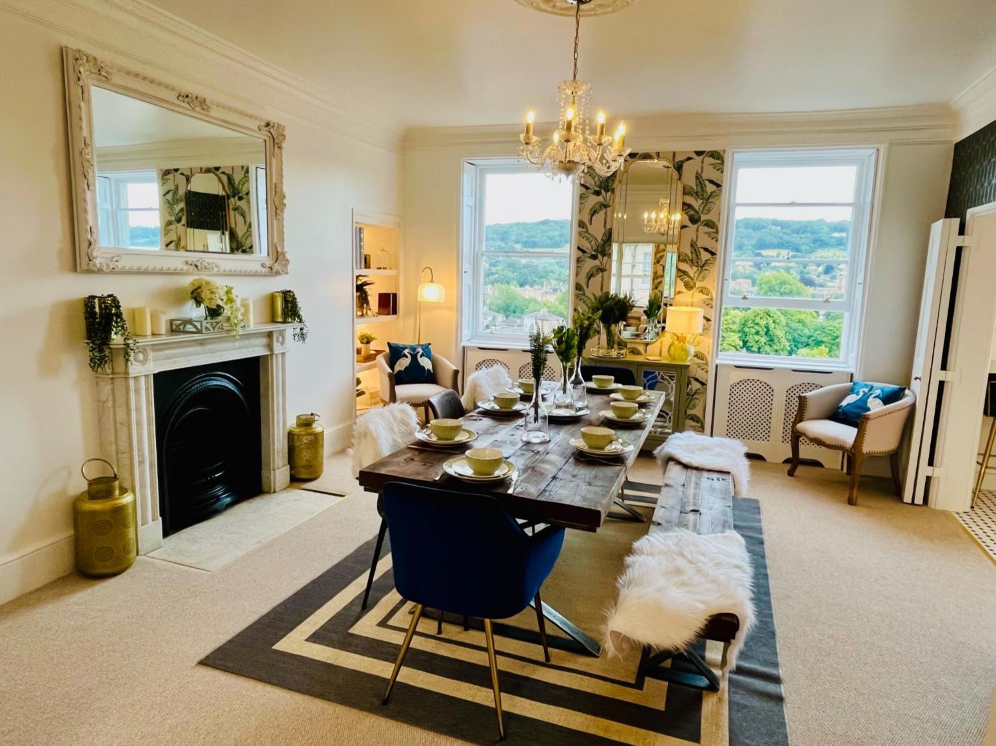 The Paragon Penthouse - Stunning Views Over Bath! Eksteriør billede