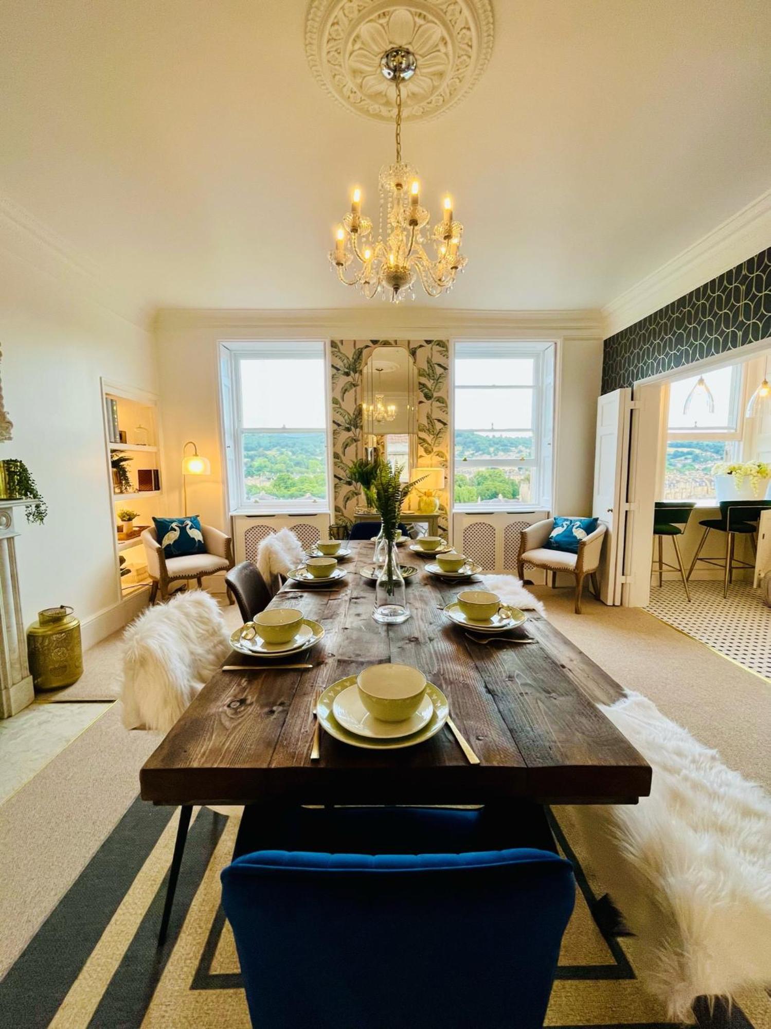 The Paragon Penthouse - Stunning Views Over Bath! Eksteriør billede