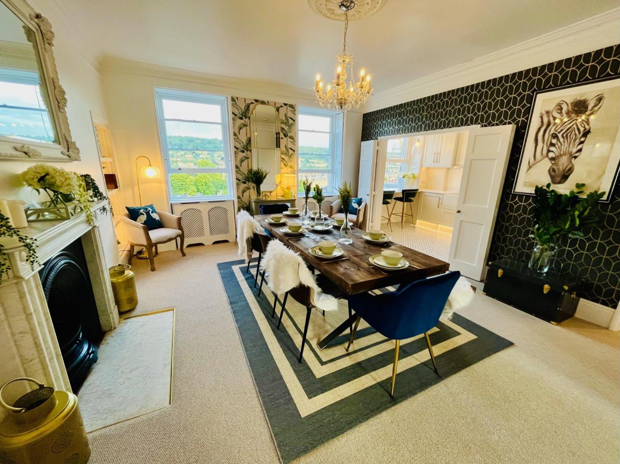 The Paragon Penthouse - Stunning Views Over Bath! Eksteriør billede