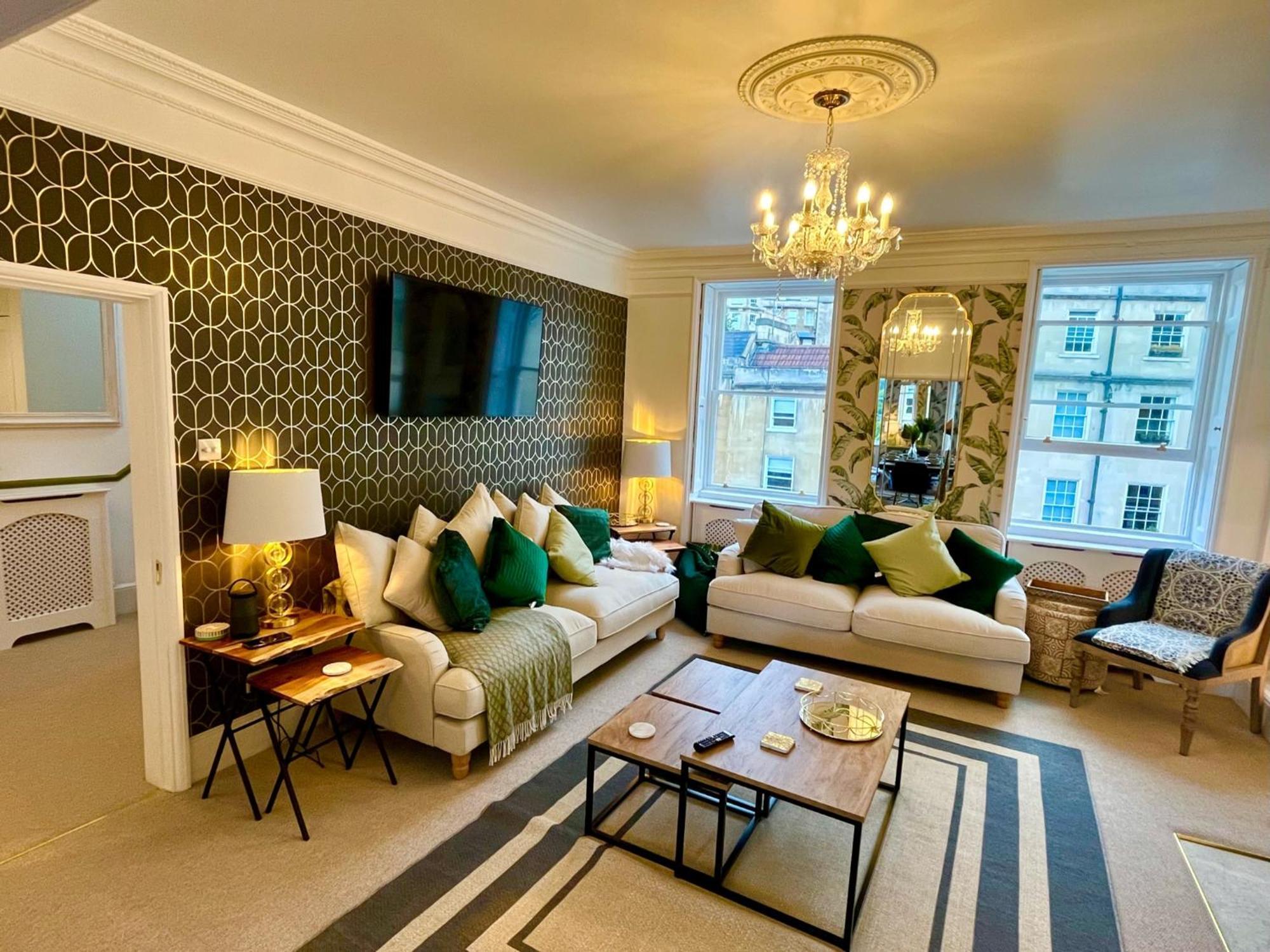 The Paragon Penthouse - Stunning Views Over Bath! Eksteriør billede